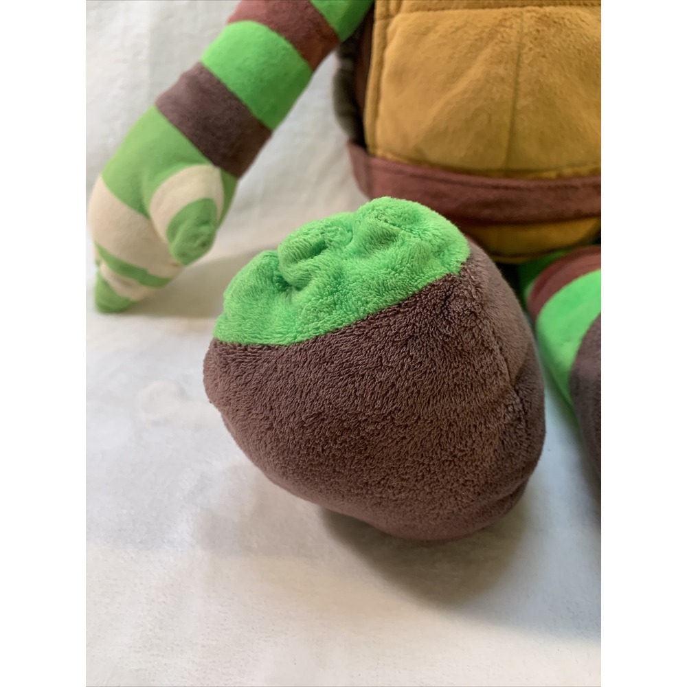 24" Nickelodeon Teenage Mutant Ninja Turtle Raphael Plush Red EUC Pillow Pal - Picture 5 of 12
